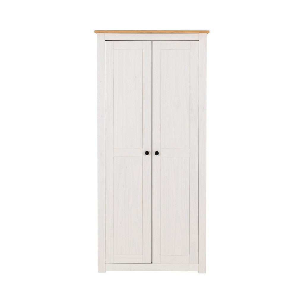 Panama Range - 2 Door Wardrobe-Furniture-Seconique-Levines Furniture