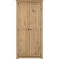 Panama 2 Door Wardrobe-Furniture-Seconique-White / Natural Wax-Levines Furniture