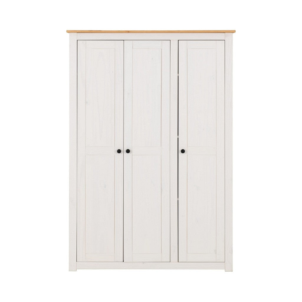 Panama Range - 3 Door Wardrobe-Furniture-Seconique-Levines Furniture