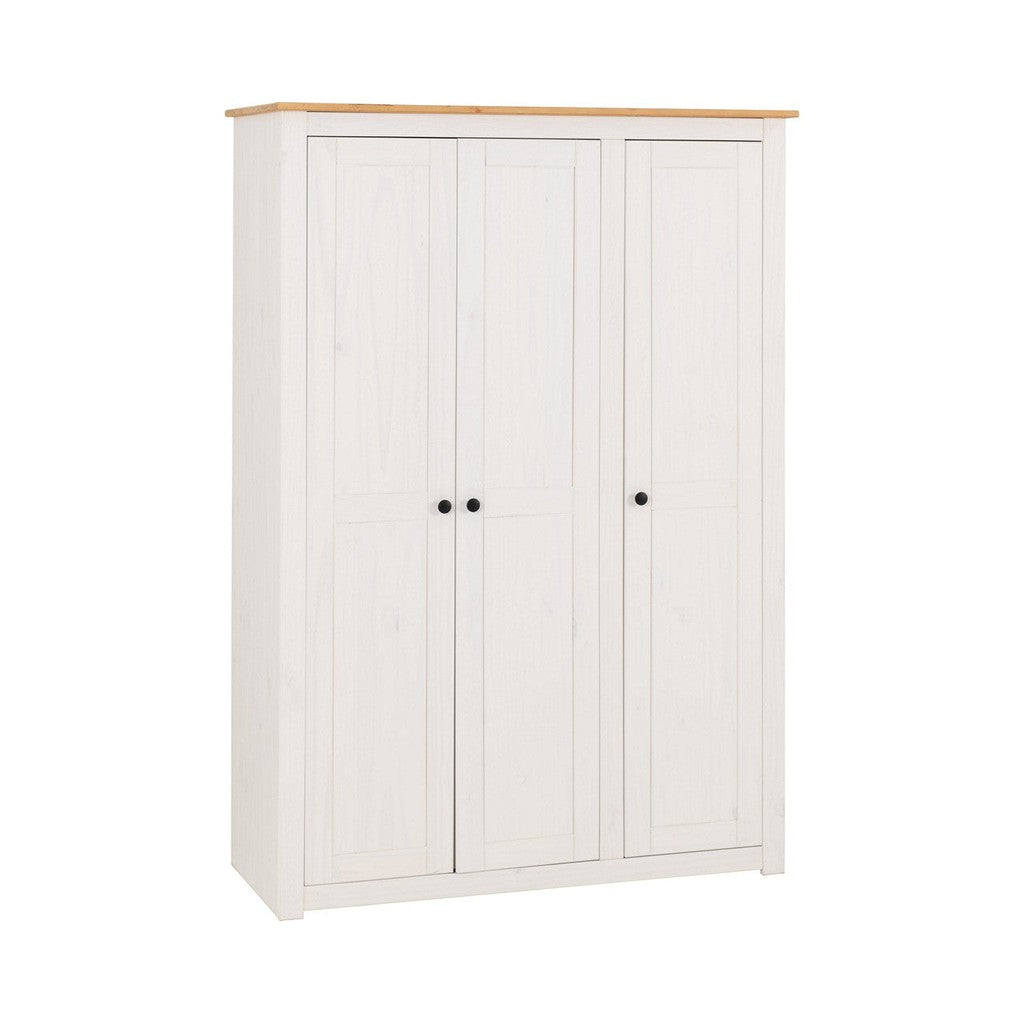 Panama Range - 3 Door Wardrobe-Furniture-Seconique-Levines Furniture