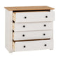 Panama Range - 4 Drawer Chest-Furniture-Seconique-Levines Furniture