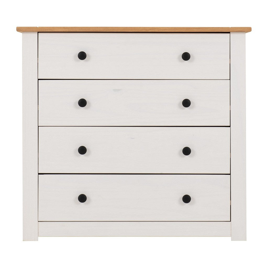 Panama Range - 4 Drawer Chest-Furniture-Seconique-Levines Furniture