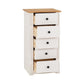 Panama Range - 5 Drawer Chest-Furniture-Seconique-Levines Furniture