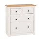 Panama Range - 2+2 Drawer Chest-Furniture-Seconique-Levines Furniture