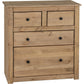 Panama Chest of Drawers-Furniture-Seconique-White / Natural Wax-Levines Furniture