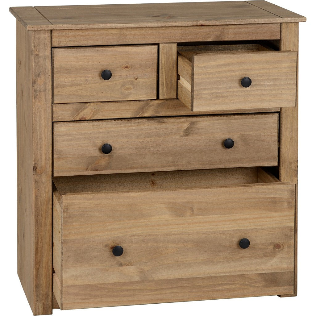 Panama Chest of Drawers-Furniture-Seconique-Natural Wax-Levines Furniture