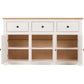 Panama Range - 3 Door 3 Drawer Sideboard-Furniture-Seconique-Levines Furniture