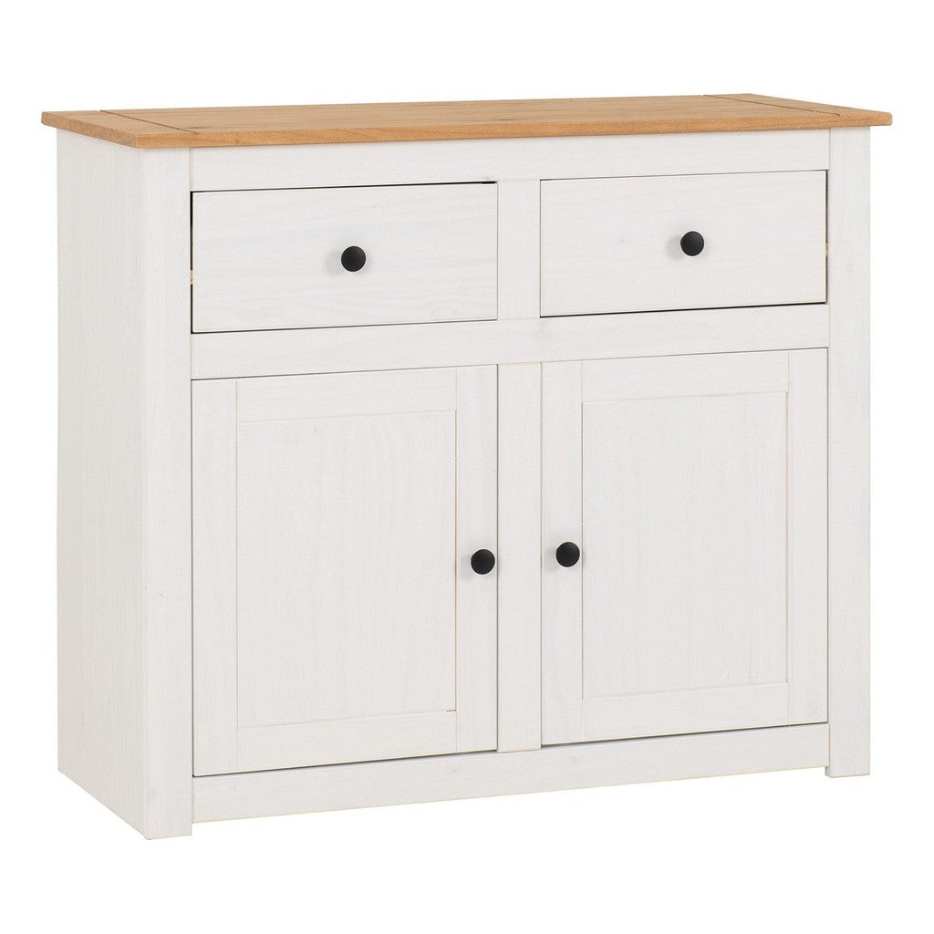 Panama Range - 2 Door 2 Drawer Sideboard-Furniture-Seconique-Levines Furniture