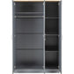 Portland 3 Door Wardrobe-Furniture-Seconique-Grey / Oak Effect-Levines Furniture