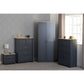 Portland Bedroom Set-Furniture-Seconique-Grey / Oak Effect-Levines Furniture