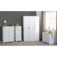 Portland Bedroom Set-Furniture-Seconique-Grey / Oak Effect-Levines Furniture