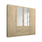 Rauch Rivera Range - Wardrobe Unit 2 Door-Furniture-Rauch-White-2 Door-No Drawers-Levines Furniture