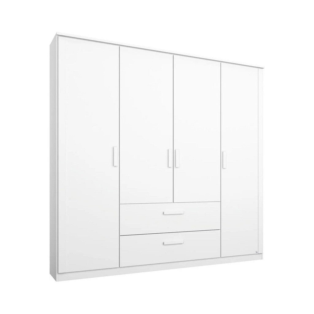 Rauch Rivera Range - Wardrobe Unit 3 Door-Furniture-Rauch-White-3 Door-No Drawers-Levines Furniture