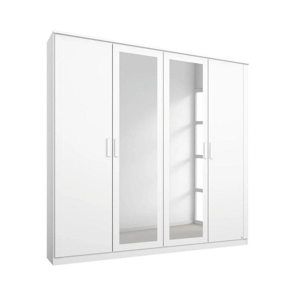 Rauch Rivera Range - Wardrobe Unit 3 Door-Furniture-Rauch-White-3 Door-No Drawers-Levines Furniture