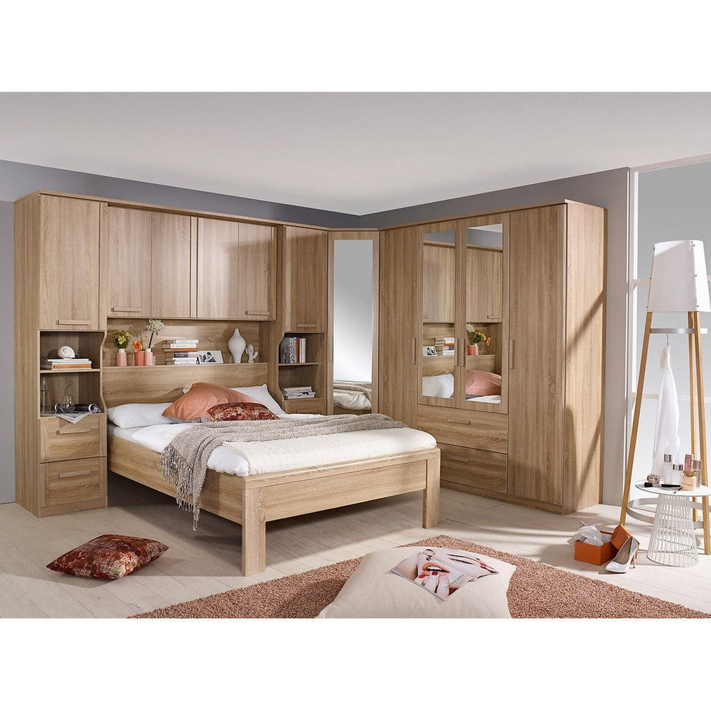 Rauch Rivera Range - Corner Wardrobe-Furniture-Rauch-White-1 Door-Levines Furniture