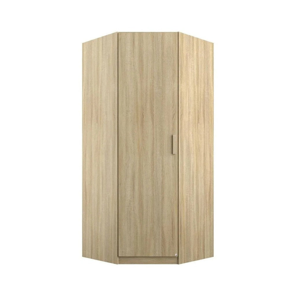Rauch Rivera Range - Corner Wardrobe-Furniture-Rauch-Sonoma Oak-1 Door-Levines Furniture