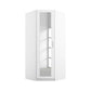 Rauch Rivera Range - Corner Wardrobe-Furniture-Rauch-White-1 Door Mirrored-Levines Furniture
