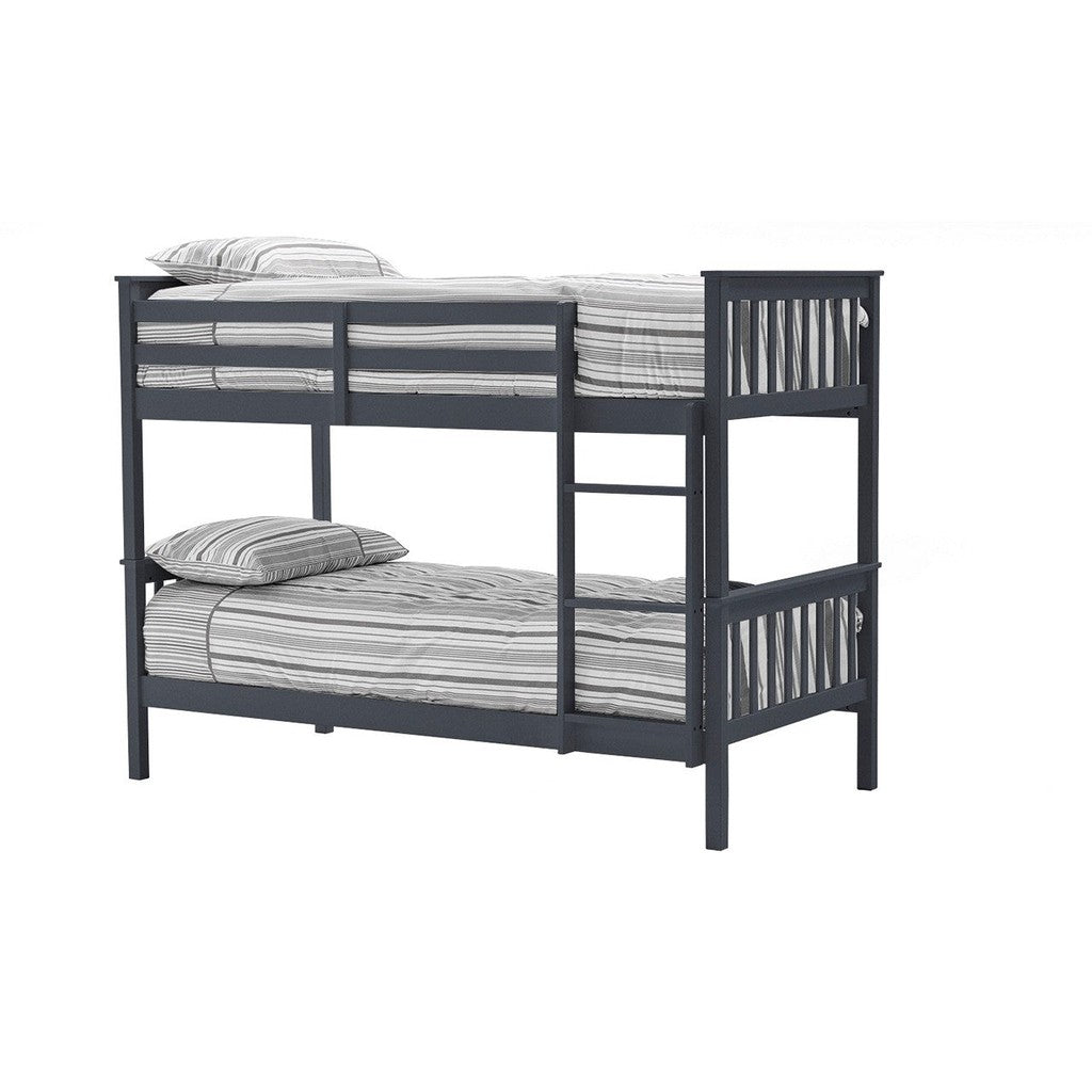 Salix Bunk Beds-Furniture-Vida-3ft and 3ft Bunk Bed-Grey-Levines Furniture