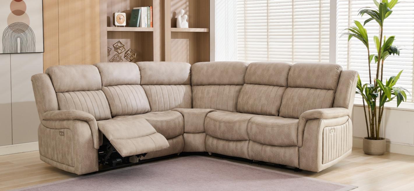 Stanley Electric Recliner Corner Sofa