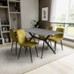 Timor Extending Black & 6 Arnhem Cream Dining Set-Furniture-Shankar-Levines Furniture