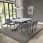 Timor Extending Grey & 6 Pandora Grey Dining Set-Furniture-Shankar-Levines Furniture