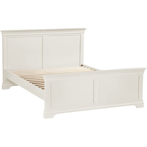 Bordeaux 5' Bed High Foot End - IVORY