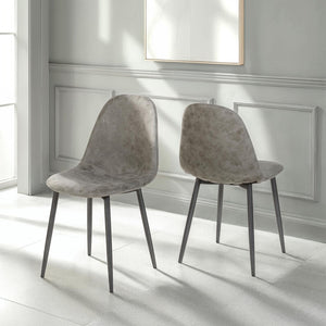 Athens Chair (Box of 2) - GREY PU