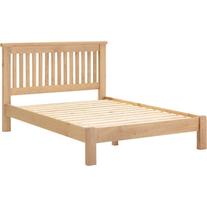 Windsor 4'6" Bed Low Foot End - NATURAL OAK