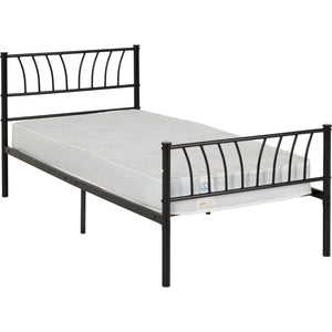 Harlow 3' Bed - BLACK