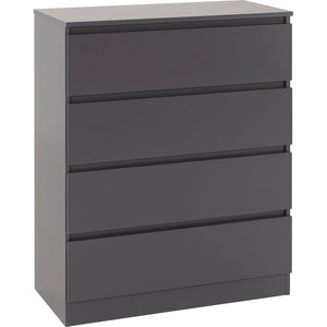 Malvern 4 Drawer Chest - GREY