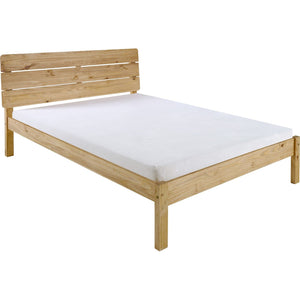 Ronan 4'6" Bed - WAXED PINE