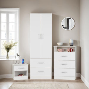 Polar Bedroom Set - WHITE