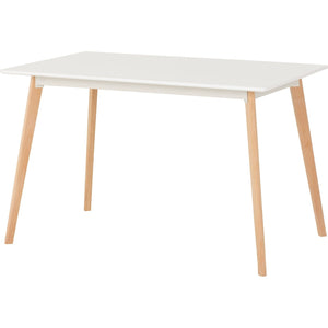 Bendal Dining Table - White/Beech