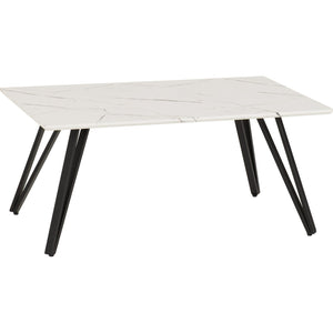 Marlow Coffee Table - WHITE MARBLE EFFECT