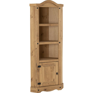 Corona Corner Unit - DISTRESSED WAXED PINE