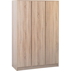 Malvern 3 Door Wardrobe - SONOMA OAK EFFECT