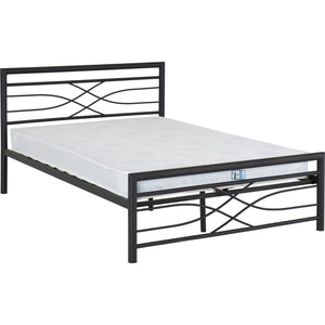 Kelly 5' Bed - BLACK
