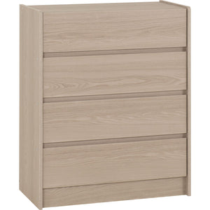 Paris 4 Drawer Chest - SMOKED ASH EFFECT