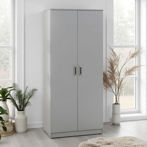 Dakota 2 Door Wardrobe - LIGHT GREY