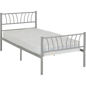 Harlow 3' Bed - SILVER