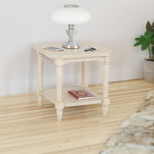 Chantilly Side Table - ANTIQUE CREAM