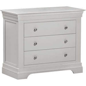 Bordeaux 3 Drawer Chest - PEBBLE GREY