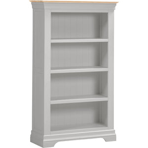 Bordeaux Bookcase - PEBBLE GREY/OAK