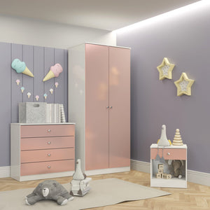 Denver Trio - WHITE/PINK GLOSS