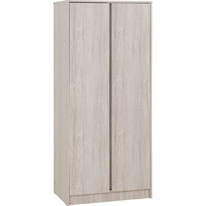 Malvern 2 Door Wardrobe - URBAN SNOW