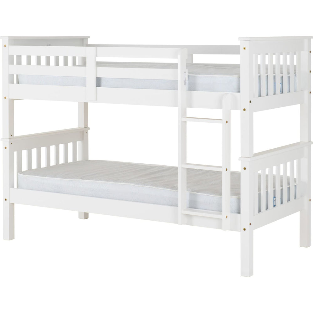 Neptune 3' Bunk Bed - WHITE