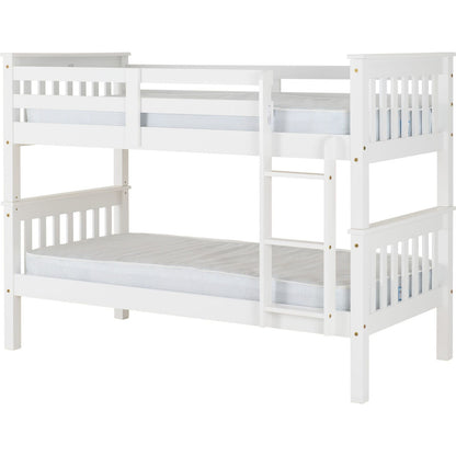 Neptune 3' Bunk Bed - WHITE