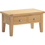 Windsor 2 Drawer Coffee Table - NATURAL OAK