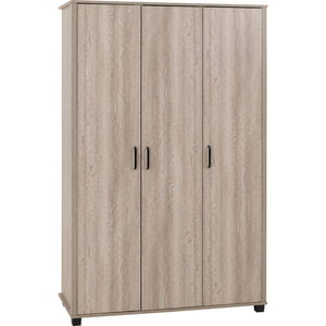 Oliver 3 Door Wardrobe - LIGHT OAK EFFECT