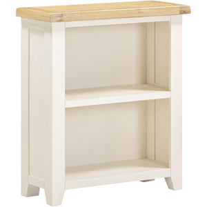 Windsor Low Bookcase - IVORY/OAK